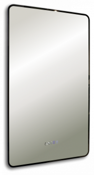 Зеркало AZARIO INCANTO 600х1000 - часы, подогрев, сенсорный выключатель