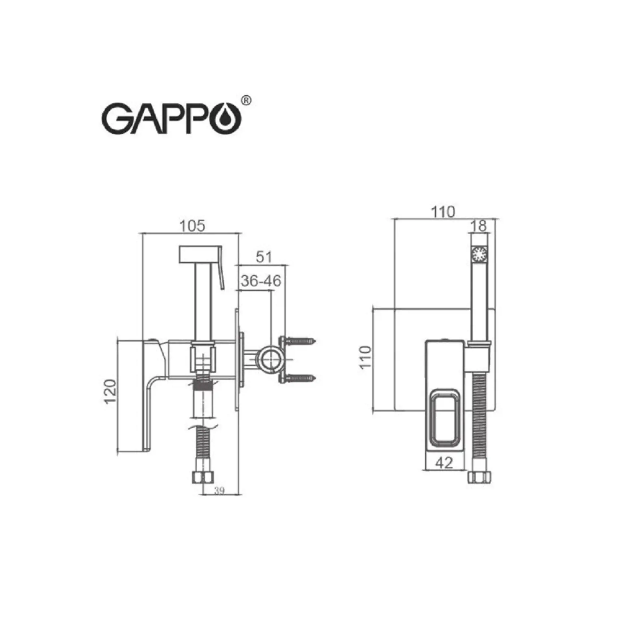 Gappo смеситель гигиенический. Смеситель с гигиеническим душем Gappo g7217-6 (черный). Смеситель g2418. G7218 Gappo.