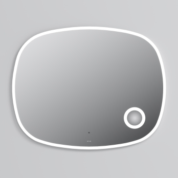 Зеркало Func 100 с контурной LED-подсветкой, ИК сенсором и косметическим зеркалом