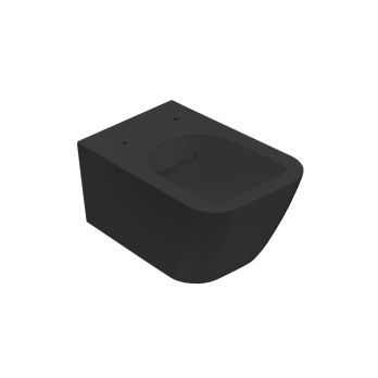 Унитаз подвесной Globo Stone безободковый 52х36 см черный матовый