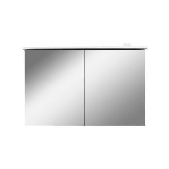 Зеркальный шкаф с подсветкой 100 см, белый глянец AM.PM Spirit 2.0