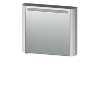 Зеркальный шкаф с подсветкой 80 см, правый, серый шелк AM.PM Sensation