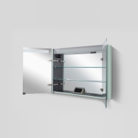 Зеркальный шкаф с подсветкой 100 см, мятный AM.PM Sensation
