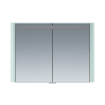 Зеркальный шкаф с подсветкой 100 см, мятный AM.PM Sensation