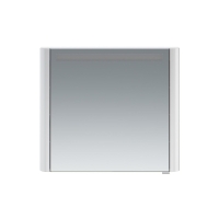 Зеркальный шкаф с подсветкой 80 см, левый, белый глянец AM.PM Sensation