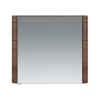 Зеркальный шкаф с подсветкой 80 см, правый, орех AM.PM Sensation