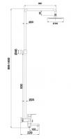 Душевая система Beverly SX-1060/00 (3010) Хром