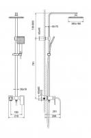 Душевая система Selene SX-1013/00 Хром